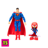 Action Figure Details, Superman & Knuckles 2-Pack, DC x Sonic the Hedgehog by Jakks Pacific 2025 | ToySack, buy DC Comics & Video Game toys and collectibles for sale online at ToySack