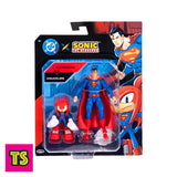 Box Package Details, Superman & Knuckles 2-Pack, DC x Sonic the Hedgehog by Jakks Pacific 2025 | ToySack, buy DC Comics & Video Game toys and collectibles for sale online at ToySack