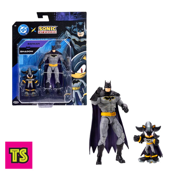 Batman & Shadow 2-Pack, DC x Sonic the Hedgehog by Jakks Pacific 2025 | ToySack, buy video game and DC Comics toys & collectibles for sale online at ToySack