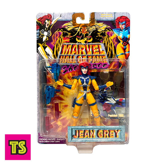 Jean Grey with Fleer Annual 1995 Punisher 2099 Chase Card, Marvel Hall of Fame by ToyBiz 1996 | ToySack, buy Marvel toys for sale online at ToySack Philippines