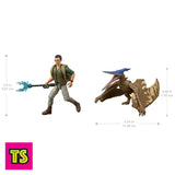 Scale Details, Dr. Henry Loomis with Pterodactyl, Jurassic World Rebirth by Mattel 2025 | ToySack, buy Jurassic Park toys and collectibles for sale online at ToySack