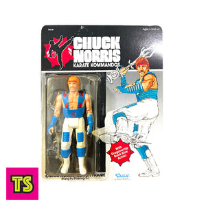 Chuck Norris with Kung Fu Gi, Chuck Norris Karate Kommandos by Kenner 1986 | ToySack, buy vintage Kenner toys for sale online at ToySack