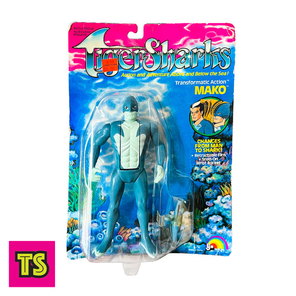 Mako (B.New in Sealed Card), TigerSharks by LJN 1987 | ToySack, buy premium vintage toys and collectibles from the 80s and 90s online only at ToySack