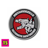 Detail of Colorized Front of Coin, 2021 1 oz Silver Niue Godzilla vs. Kong – Mechagodzilla “Ultimate Destroyer”, LPM Group Limited (Colorized BU | LPM / Toho / Legendary Licensed) | ToySack, buy gold and silver bullion coins for sale online at ToySack