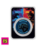 Front of Package Brilliant Uncirculated, 2021 1 oz Silver Niue Godzilla vs. Kong – Godzilla “Ultimate Destroyer”, LPM Group Limited (Colorized BU | LPM / Toho / Legendary Licensed) | ToySack, buy gold and silver bullion coins for sale online at ToySack