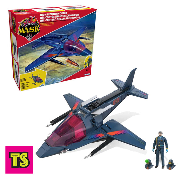 High Tech Helicopter (Switchblade) with Miles Mayhem, M.A.S.K. Retro by The Loyal Subjects | ToySack, buy 80s and 90s retro and vintage toys and collectibles for sale online at ToySack