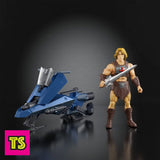 Contents, He-Man & Sky Sled MOTU Movie '26 (Brand New in Sealed Box), He-Man Masters of the Universe Movie First Ones by Mattel 2026 | ToySack, buy modern and vintage MOTU action figures, playsets, vehicles, and collectibles for sale online at ToySack.

We ship internationally.
