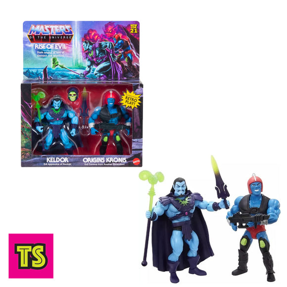 Rise of Evil 2-Pack Keldor & Origins Kronis, He-Man & The Masters of the Universe (MOTU) Origins by Mattel | ToySack, buy vintage and retro He-Man toys and collectibles for sale online at ToySack