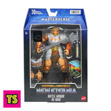 Box Package Details, Battle Armor He-Man New Eternia, He-Man& the Masters of the Universe Masterverse by Mattel | ToySack, buy modern and vintage MOTU He-Man action figures, toys, and collectibles for sale online at ToySack. 

We ship inernationally. 