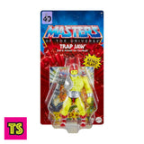 Box Package Details, Trap Jaw 40th Anniversary, He-Man& the Masters of the Universe Origins by Mattel | ToySack, buy modern and vintage MOTU He-Man action figures, toys, and collectibles for sale online at ToySack. 

We ship inernationally. 