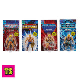 Individual Multi-Era He-Man Carded Figures, He-Man Cartoon 4-Pack Set 40th Anniversary, He-Man& the Masters of the Universe Origins by Mattel | ToySack, buy modern and vintage MOTU He-Man action figures, toys, and collectibles for sale online at ToySack. 

We ship inernationally. 