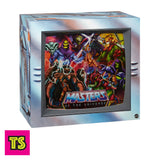 Box Sleeve Design, He-Man Cartoon 4-Pack Set 40th Anniversary, He-Man& the Masters of the Universe Origins by Mattel | ToySack, buy modern and vintage MOTU He-Man action figures, toys, and collectibles for sale online at ToySack. 

We ship inernationally. 