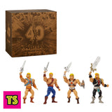 He-Man Cartoon 4-Pack Set 40th Anniversary, He-Man& the Masters of the Universe Origins by Mattel | ToySack, buy modern and vintage MOTU He-Man action figures, toys, and collectibles for sale online at ToySack. 

We ship inernationally. 