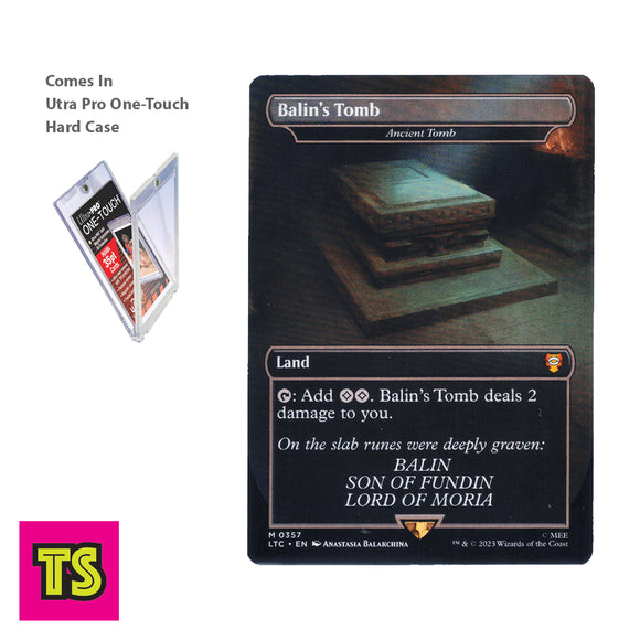 Balin's Tomb (Ancient Tomb) Mythic 0357, Magic: The Gathering – Tales of Middle-earth with Ultra Pro One-Touch Case Included | ToySack, buy Magic the Gathering MTG cards for sale online at ToySack