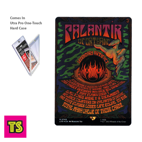 Palantir of Orthanc Poster Artwork Series Foil Mythic 0749, Magic: The Gathering – Tales of Middle-earth with Ultra Pro One-Touch Case Included | ToySack, buy Magic the Gathering MTG cards for sale online at ToySack
