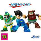 Group Shot Megaman, Bubble Man & Wood Man Wave 3 2025, buy classic video game themed toys and collectibles for sale online at ToySack