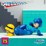 Action Pose, Megaman with No Helmet, Capcom's Megaman Wave 3 by Jada Toys 2025 | ToySack, buy classic video game themed toys and collectibles for sale online at ToySack