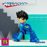 No Helmet Feature, Megaman with No Helmet, Capcom's Megaman Wave 3 by Jada Toys 2025 | ToySack, buy classic video game themed toys and collectibles for sale online at ToySack