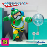 Action Pose, Bubble Man, Capcom's Megaman Wave 3 by Jada Toys 2025 | ToySack, buy classic video game themed toys and collectibles for sale online at ToySack