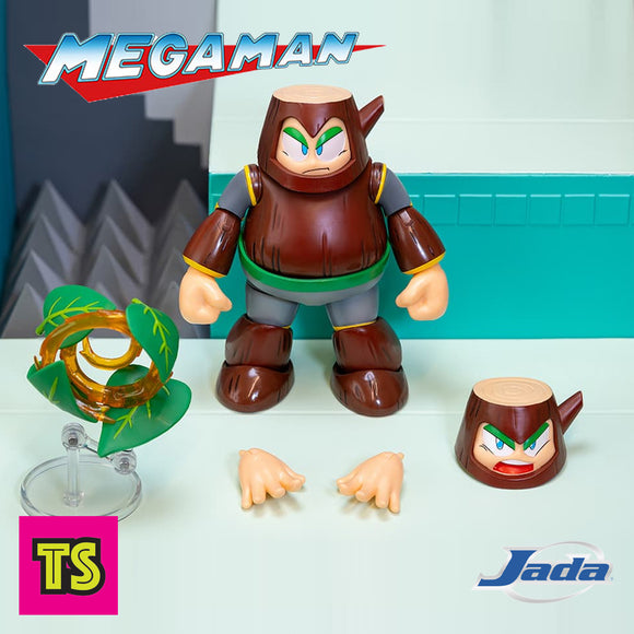 Wood Man, Capcom's Megaman Wave 3 by Jada Toys 2025 | ToySack, buy classic video game themed toys and collectibles for sale online at ToySack
