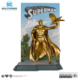 Action Pose, Centennial Park Superman Golden Statue Figure with Eagle, DC Multiverse by McFarlane Toys 2024 | ToySack, buy DC toys for sale online at ToySack Philippines 