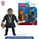 Figure & Packaging, Jose Rizal (La Liga Filipina), Bayani 3.5" Scale Figure, MunTee Figs Crowdfunding Campaign #1 by ToySack Studios 2024 | ToySack, buy MunTee Figs exclusively on ToySack Philippines