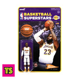 Card Detail, Lebron James Lakers (White Jersey), NBA Reaction Action Figures by Super7 2021 | ToySack, buy NBA toys and collectibles for sale online at ToySack