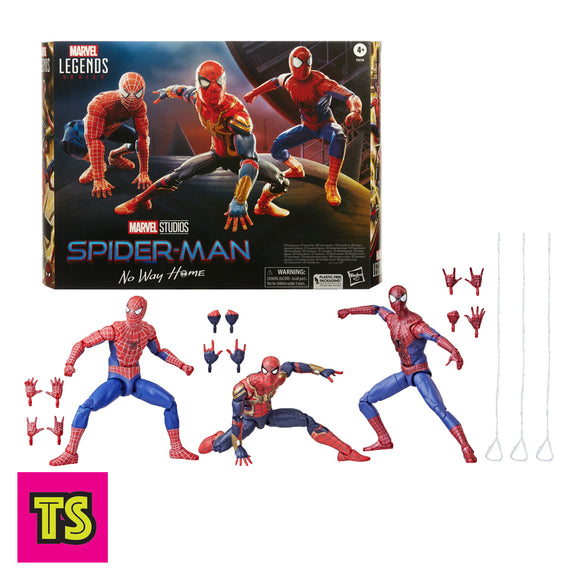 Spider-Man: No Way Home 3-Pack, Marvel Legends by Hasbro | ToySack, buy Marvel toys and collectibles for sale online at ToySack