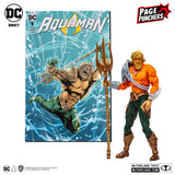 Figure with Comic, Aquaman 7-In, DC Direct Page Punchers by Mcfarlane 2023 | ToySack, buy DC toys for sale online at ToySack Philippines