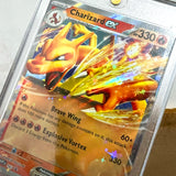 Charizard ex Double Holo Detail, Charmander Evolution Set (Double Holo Edition) Set of 3 with Protector, Pokemon Scarlet & Violet TCG | ToySack, buy and collect Pokemon and other trading card games for sale online at ToySack