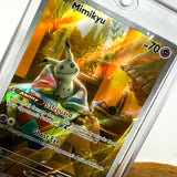 Surge Foil Detail, Mimikyu #075 (Surge Foil Art Rare) with Protector, Pokemon Scarlet & Violet Promo Card TCG | ToySack, buy and collect Pokemon and other trading card games for sale online at ToySack
