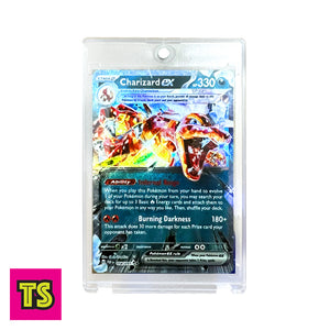 charizard ex tera pokemon card value 054/091 (Double Holo Form) with Protector, Obsidian Flames TCG | ToySack – 