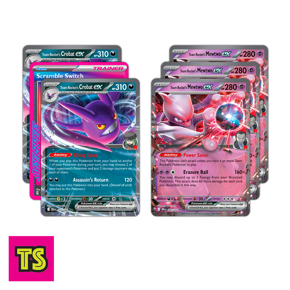 Pokémon TCG: Team Rocket's Mewtwo ex League Battle Deck | ToySack –  