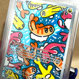 Surge Foil, Tatsugiri #186/167 (Surge Foil Art Rare) Set of 3 with Protector, Pokemon Twilight Masquerade TCG | ToySack, buy and collect Pokemon and other trading card games for sale online at ToySack