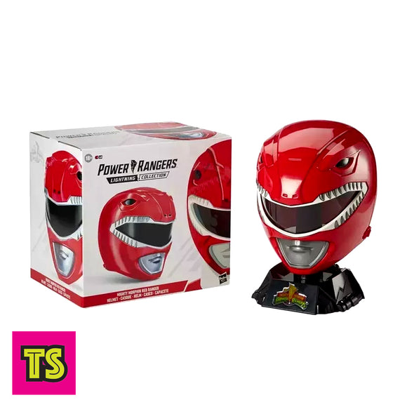 Red Ranger Helmet MMPR (Brand New, MISB), Power Rangers Lightning Collection by Hasbro 2023 | ToySack, buy Mighty Morphin Power Rangers toys & collectibles for sale online at ToySack