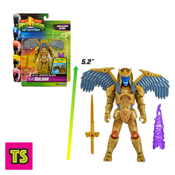 Goldar, Mighty Morphin Power Rangers Reignition (MMPR) by Playmates Toys 2025 | ToySack, buy vintage and retro toys for sale online at ToySack