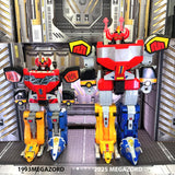 Megazord Size Comparison 1993 vs 2025, Power Rangers Reignition (MMPR) by Playmates Toys 2025 | ToySack, buy vintage and retro toys for sale online at ToySack