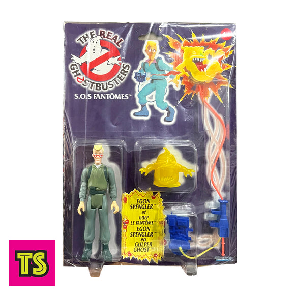 Series 1 Egon (S.O.S. Fantomes Int'l Card), The Real Ghostbusters by Kenner, 1986 | ToySack, buy vintage toys for sale online at ToySack