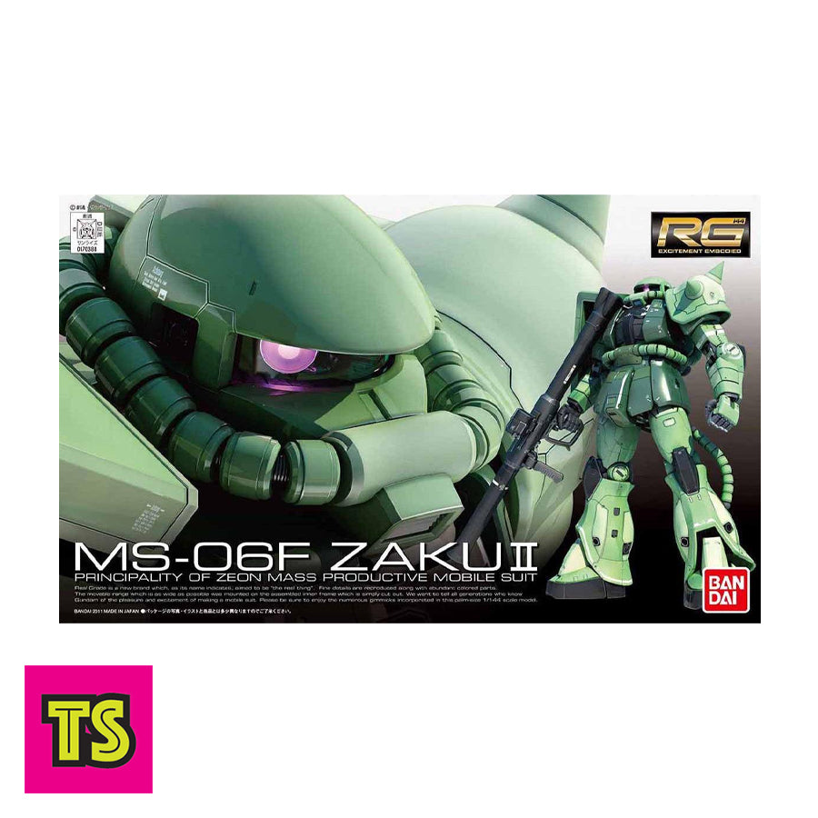 1/144 RG MS-06F ZAKU II, Gundam by Bandai | ToySack – 