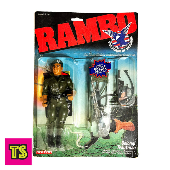 Colonel Trautman, Rambo The Force of Freedom by Coleco 1986 | ToySack, buy vintage Coleco toys for sale online at ToySack Philippines