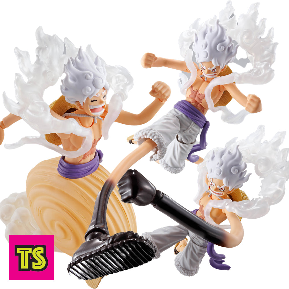 S.H. Figuarts One Piece Monkey D. Luffy Gear 5 Action Figure - Bandai, US Seller
