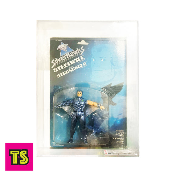 Steelwill with Stronghold (Graded CAS 80), SilverHawks by Kenner 1987 | ToySack, buy premium vintage toys for sale online at ToySack