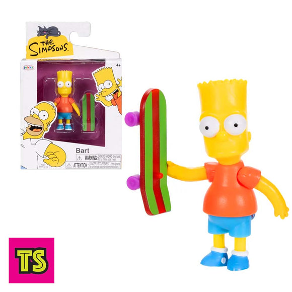 The Simpsons 2.5” Bart by Jakks Pacific 2024 | ToySack, buy Simpsons collectibles only at ToySack