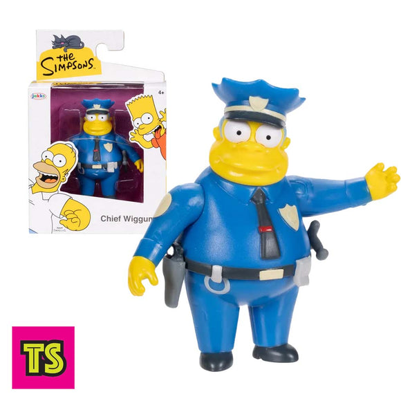 The Simpsons 2.5” Chief Wiggum by Jakks Pacific 2024 | ToySack, buy Simpsons collectibles only at ToySack