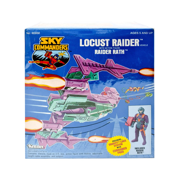 ToySack | Vintage Locust Raider with Raider Rath, Sky Commanders by Kenner 1987, buy vintage toys for sale online at ToySack Philippines