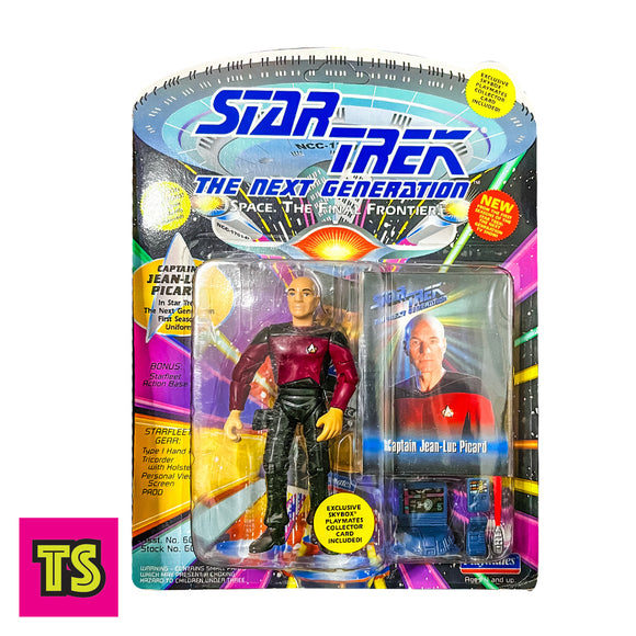 Captain Jean-Luc Picard TNG, Star Trek The Next Generation by Playmates Toys 1994 | ToySack, buy vintage Star Trek Collectibles at ToySack