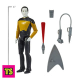 Package Contents, Lt. Commander Data (5-Inch Scale) TNG 35th Anniversary, Star Trek The Next Generation by Playmates Toys 2023 | ToySack, buy Star Trek toys for sale online at ToySack Philippines