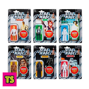 6-Pack Wave 1 A New Hope Set with Luke, Leia, Han, Chewbacca, Darth Vader & Stormtrooper, Star Wars Retro 3 3/4 Inch Action Figure by Hasbro | ToySack, buy vintage Star Wars toys for sale online at ToySack Philppines