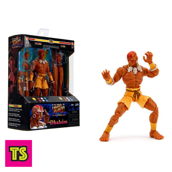 Dhalsim, Street Fighter II by Jada Toys 2024, buy Camcom video games for sale online at ToySack Philippines