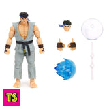 Action Figure Contents, Ryu Player 2, Street Fighter II by Jada Toys 2023 | ToySack, buy video game themed toys for sale online at ToySack Philippines